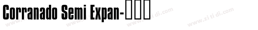 Corranado Semi Expan字体转换 Corranado Semi Expan字体转换